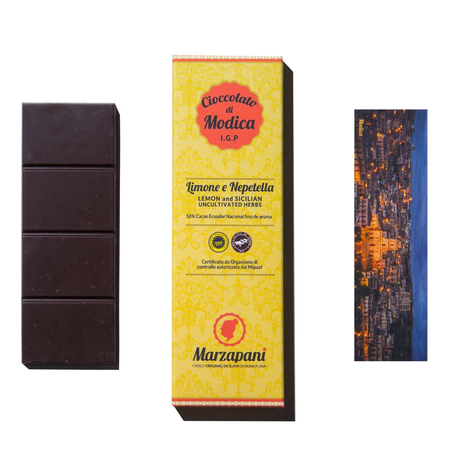 Cioccolato di Modica I.G.P. Limone e Nepetella Minibox