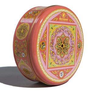 "Caltagirone Rosa" Round Tin